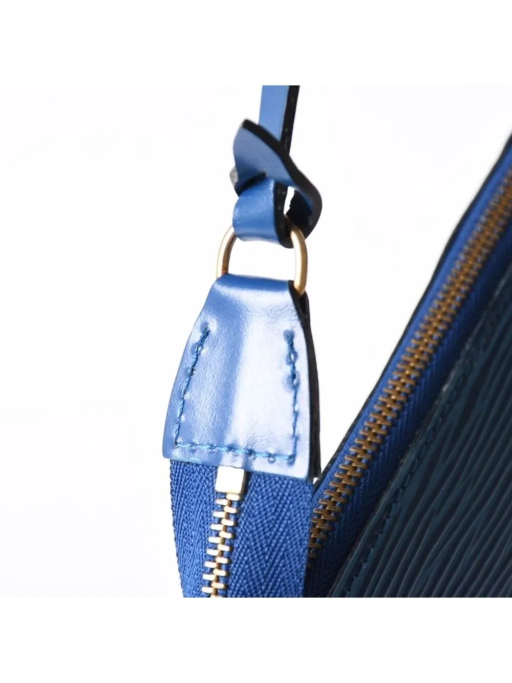 Louis Vuitton Pochette Accessoires Bag Epi Leather Blue